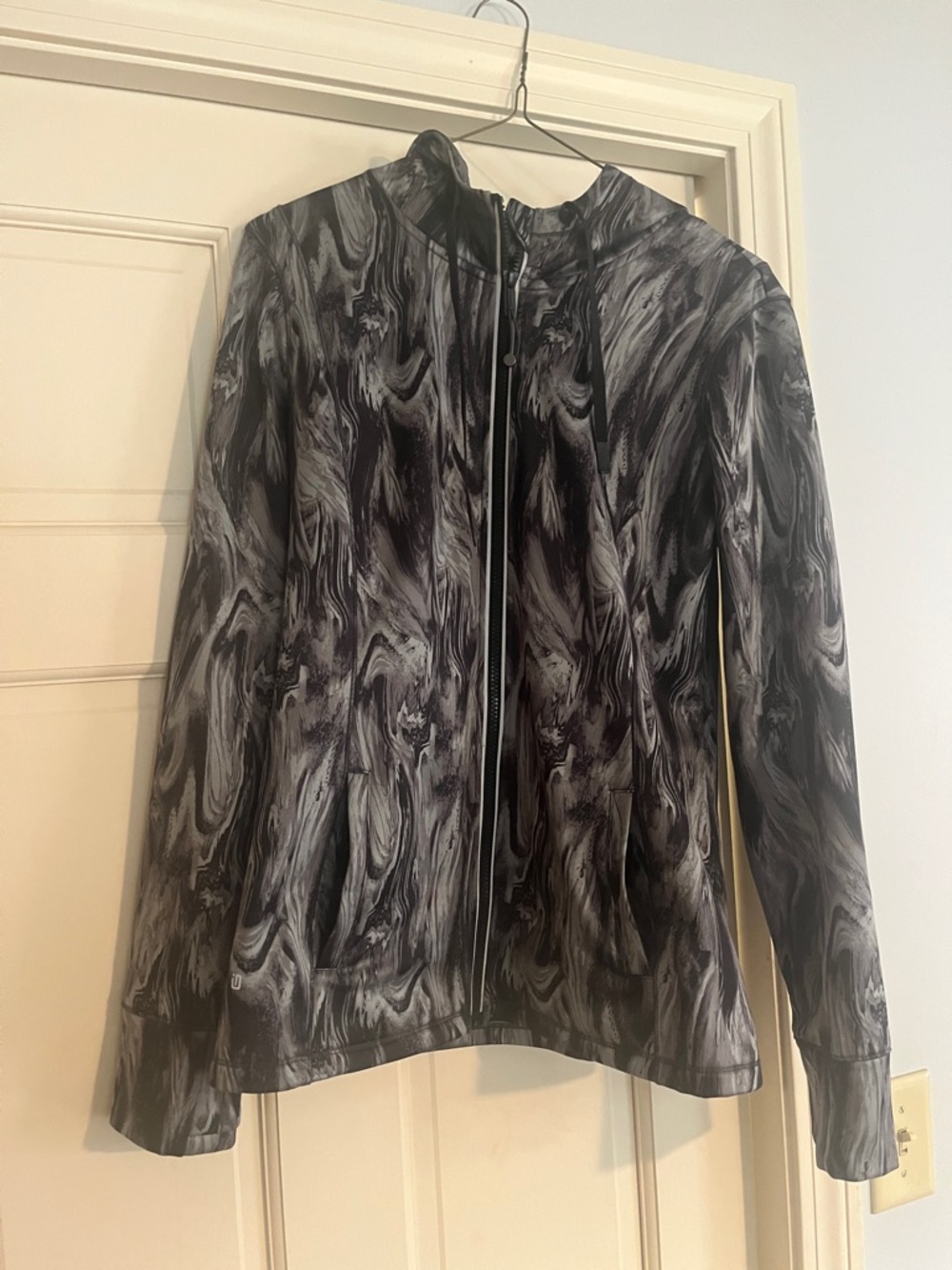 Ideology Women's Marble-Print Lightweight Jacket